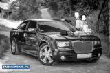 Piękny czarny Chrysler 300c, - Obrazek 1