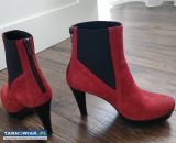 Czerwone botki - Lasocki - Obrazek 2