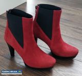 Czerwone botki - Lasocki - Obrazek 1