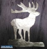 Renifer jeleń płaskorzeźba - Obrazek 4