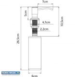 Dozownik nablatowy na mydło - Obrazek 2