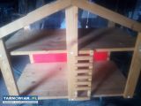 Domek dla lalek drewniany,duży - Obrazek 2