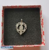 Stary metalowy wisiorek - Obrazek 3