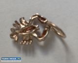 Stary srebrny wisiorek rak - Obrazek 2