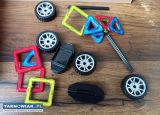 Klocki magnetyczne 3D autko - Obrazek 2