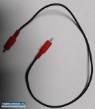 Kabel przewód chinch - chinch wtyk - wtyk 55cm  - Obrazek 1