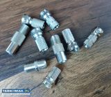 Łącznik złącze antenowe F beczka wtyk - Obrazek 1