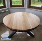 Stół okrągły rozsuwany loft pająk - Obrazek 2