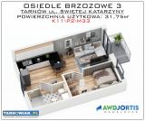 Osiedle Brzozowe 3 św. Katarzyna Tarnów 31,75 m2 - Obrazek 3
