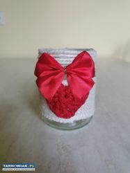 Wazon, świecznik lampion słoik ozdobny dekoracyjny - Obrazek 2