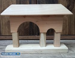 Drewniana brama Tarnowa Klocki drewniane handmade - Obrazek 1