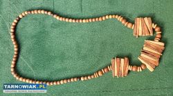 Drewniane korale vintage - Obrazek 1