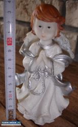Figura figurka anioła aniołka z kompozytu - Obrazek 3