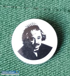 Plakietka przypinka Albert Einstein - Obrazek 1