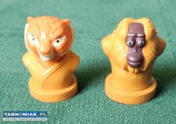Kung Fu Panda Małpa Tygrys figurka pieczątka - Obrazek 1