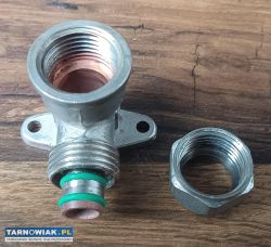 Kolano naścienne 16x1/2 GW  do systemów PEX - Obrazek 2