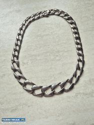 Metalowy naszyjnik łańcuch, szeroki - Obrazek 1