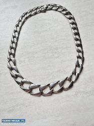 Metalowy naszyjnik łańcuch, szeroki - Obrazek 2