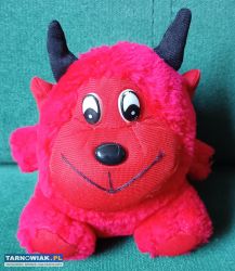 Pluszowy wesoły diabeł diabełek - Obrazek 1