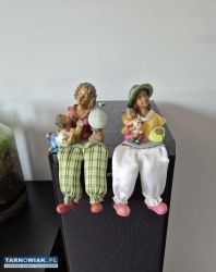 Siedząca figurka   2sztuki  nowa - Obrazek 1