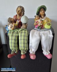 Siedząca figurka   2sztuki  nowa - Obrazek 2