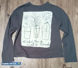 Bluza szara Zara 152 - Obrazek 1