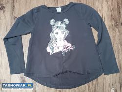 Szara bluza dziewczęca all for kids 152-158 - Obrazek 1