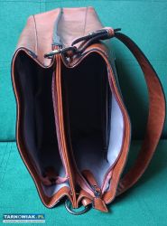 Ines Delaure torebka brązowa jak nowa - Obrazek 3