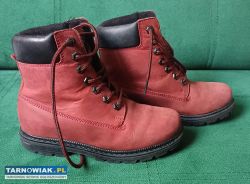 Wojas 33 trzewiki zimowe czerwone - Obrazek 1
