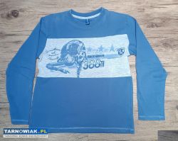 Bluza  146  niebieska fighter 5 10 15 - Obrazek 1