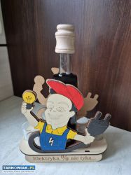 Elektryk Karafka z Kieliszkami Prezent - Obrazek 1