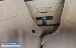 Beżowa kurtka męska bomberka jesienno wiosenna TCM - Obrazek 3