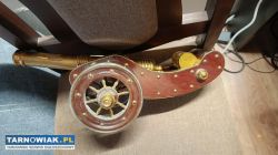 armata z mosiądzu boki drewno - Obrazek 2