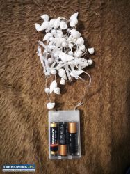 Świecący kabel, ozdobne muszelki na sznurze, kabel - Obrazek 3