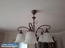 fotele skórzane telewizor żyrandol krzesła - Obrazek 3