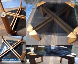 stolik niski kawowy salonowy 78x78x50 - Obrazek 3