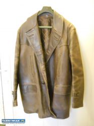 Kurtka skórzana brązowa. - Obrazek 2