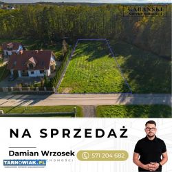 Uzbrojona działka budowlana w Dąbrowie Tarnowskiej - Obrazek 1