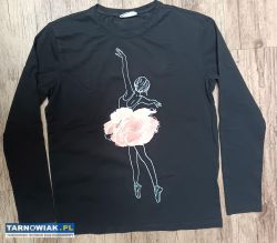 Bluzka bluza czarna coccocrillo 152 - Obrazek 1