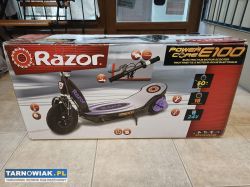 Razor hulajnoga elektryczna e100 PowerCore purple - Obrazek 2