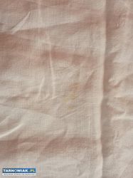 Obrus lniany biały  firmy "Lniany zakątek" 160x340 - Obrazek 3