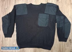 Sweter oficerski służbowy czarny - Obrazek 1