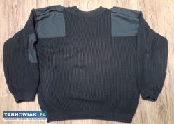 Sweter oficerski służbowy czarny - Obrazek 2