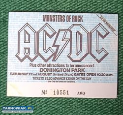 AC/DC naklejka sticker Donnington Park Monsters - Obrazek 1