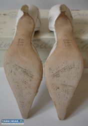 M.Fatima Silva 36 kremowo białe szpilki - Obrazek 4