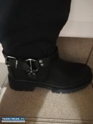 Kozaki skóra ekologiczna 40 - Obrazek 1