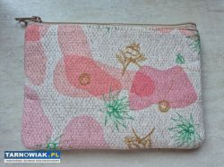 Miękka kosmetyczka  jednokomorowa 20x14cm na zamek - Obrazek 1