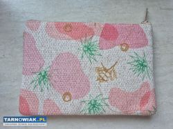 Miękka kosmetyczka  jednokomorowa 20x14cm na zamek - Obrazek 2