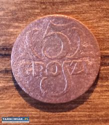 Moneta 5 groszy 1923 rok - Obrazek 1