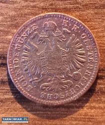 Moneta 1 kreuzer 1885 rok - Obrazek 2